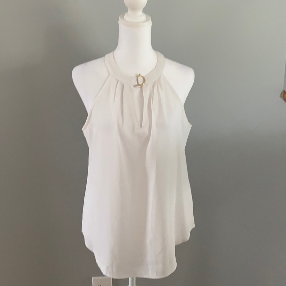 NY & Co. (7th Avenue Design Studio) white blouse size small